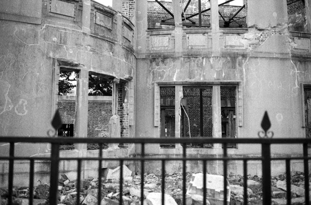 Restored remains of the Genbaku Dome in Hiroshima