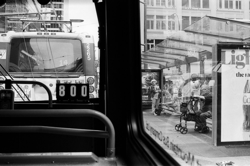 Taken while riding the bus down Granville St in Vancouver.