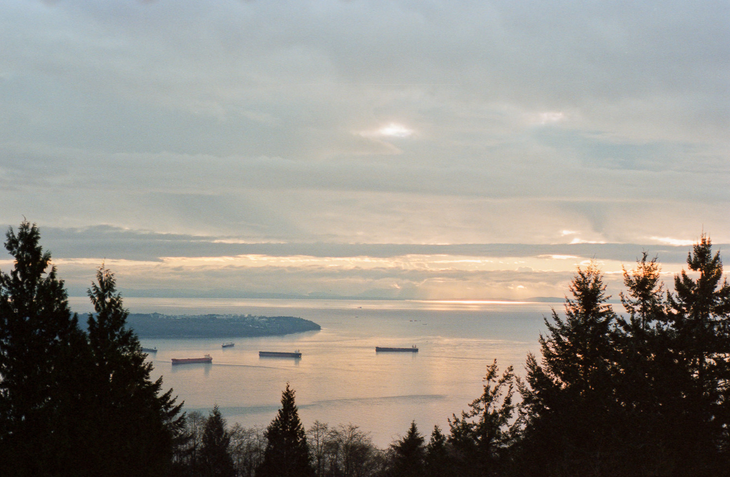 Even when the clouds roll in, Vancouver is beautiful. I think this was shot from up on Cypress at one of the lookout points. 