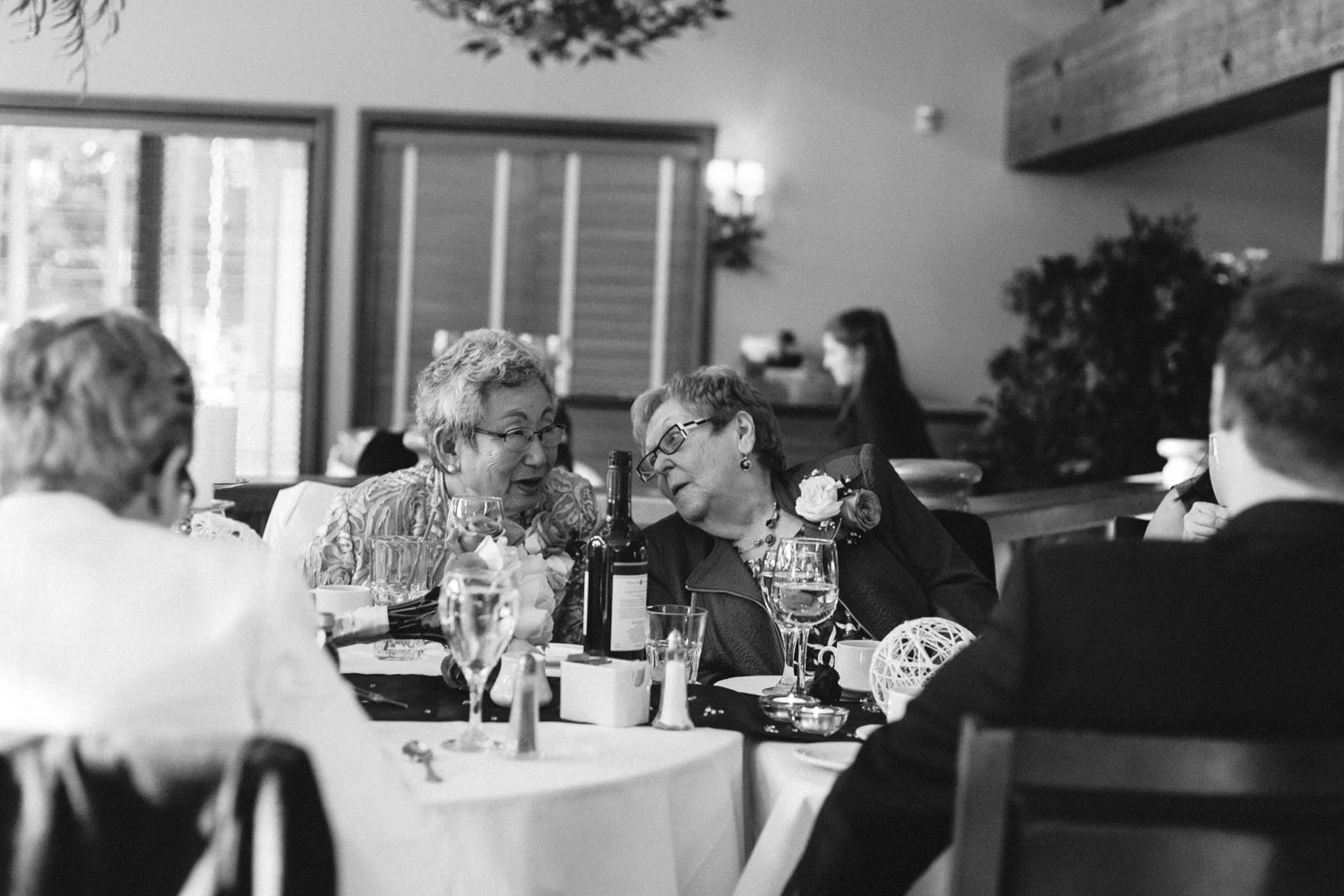 Wedding day moments are about the bride and groom but also about friends, family, children, the service people, etc. While I focus on the bride and the groom, I also keep a second eye on situations happening around the room and capture these moments as they happen.