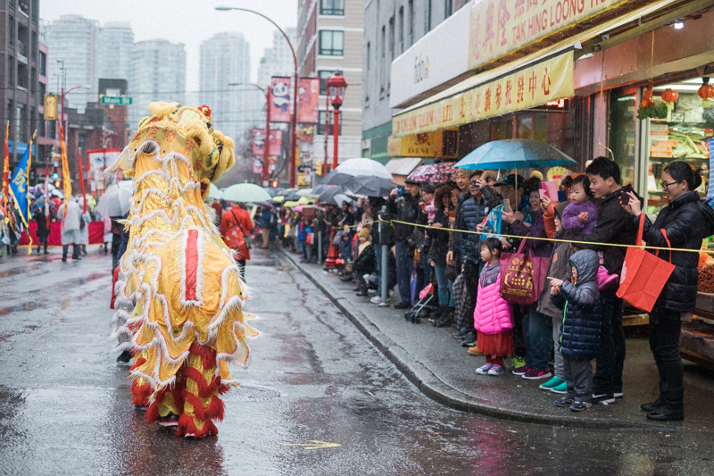 A lot of people attended, despite the heavy rain fall.