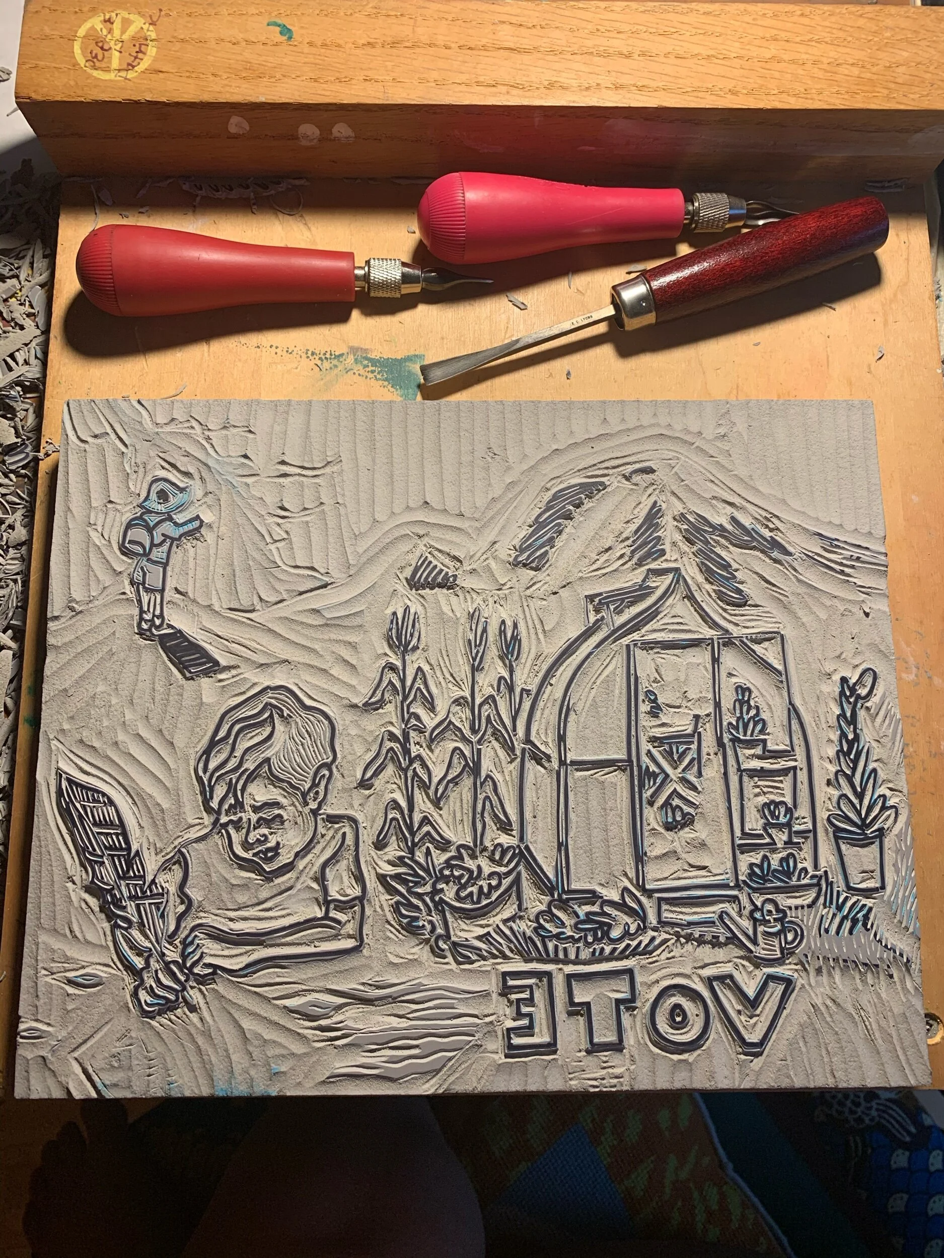  Carved all day 