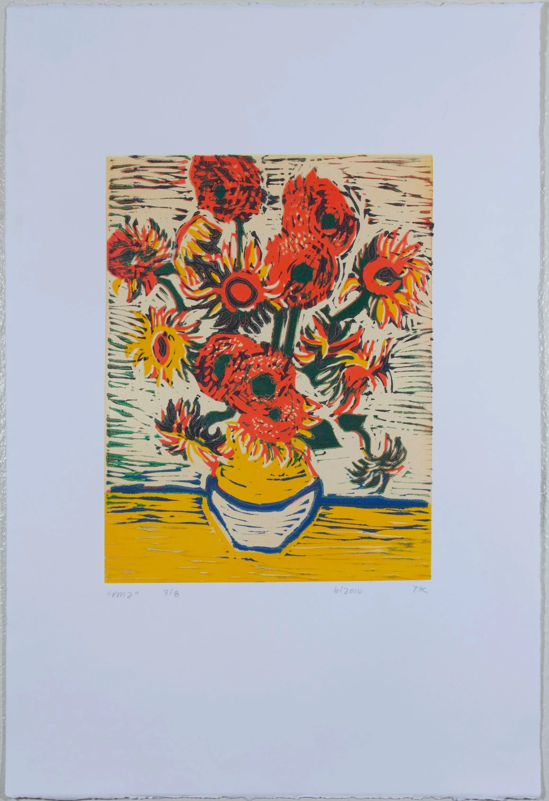 copy of Van Gogh Sunflowers