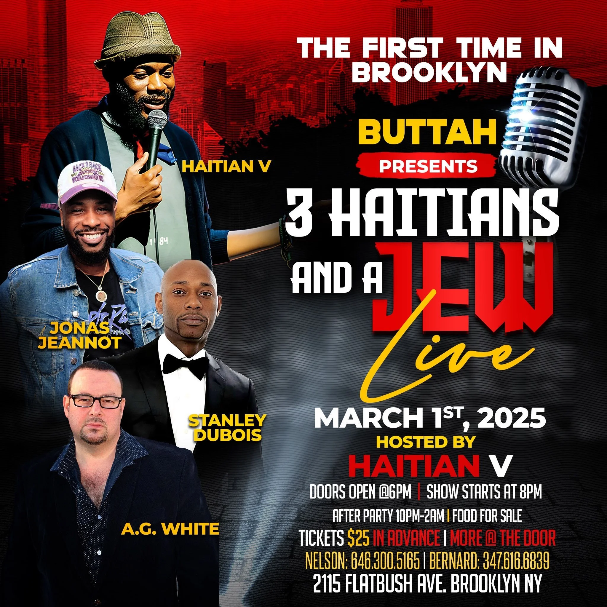 3 Haitians &amp; A Jew