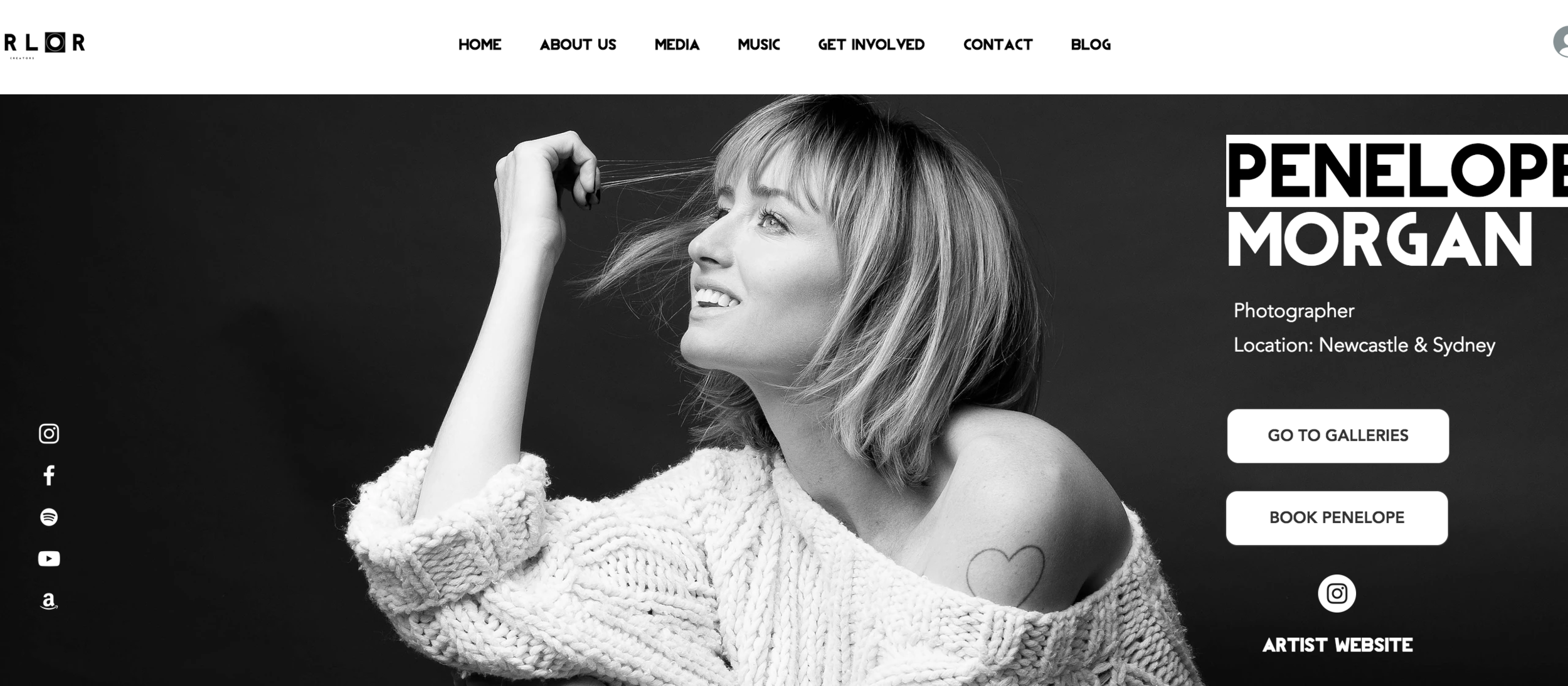 Screen Shot of the Parlour website. Head on over and take a look!