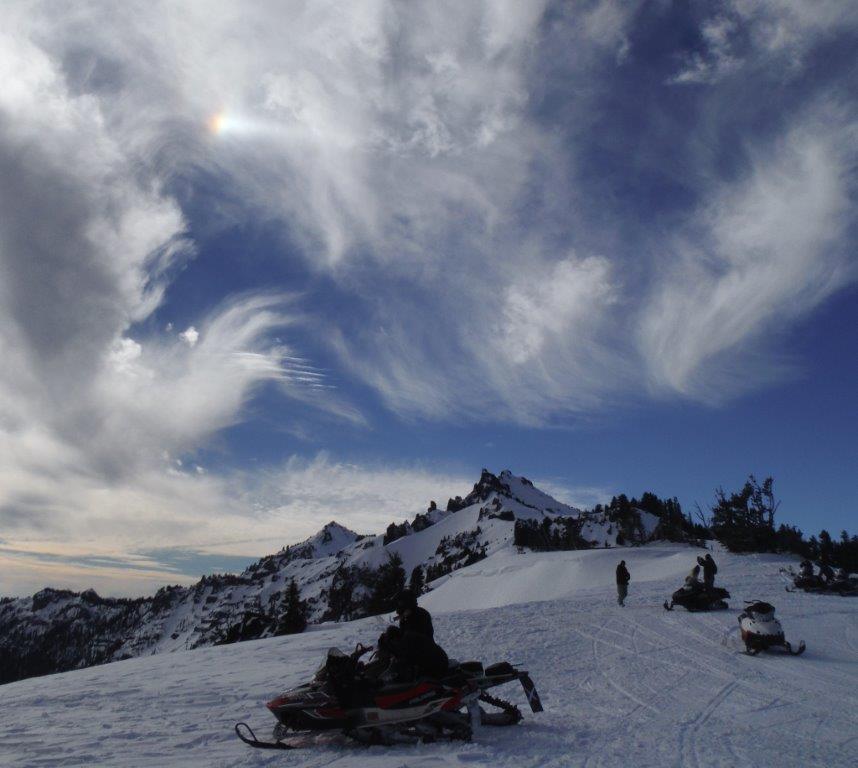 Crater Lake Rim 1/19/14 from Rick Stevenson