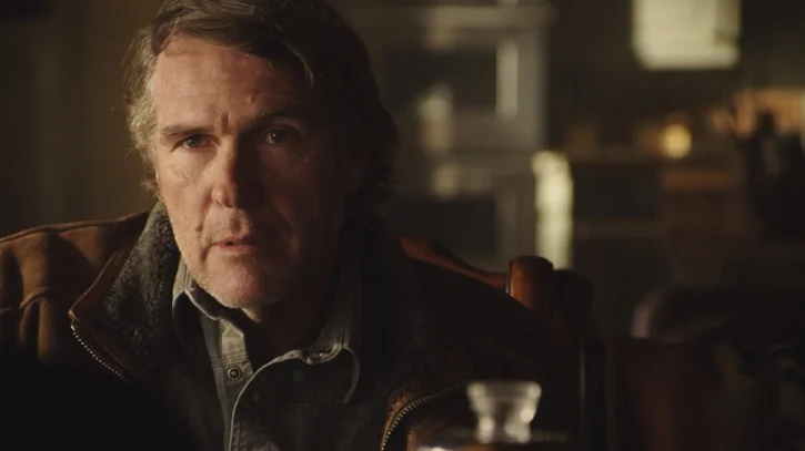 Robert Taylor between set ups. LONGMIRE