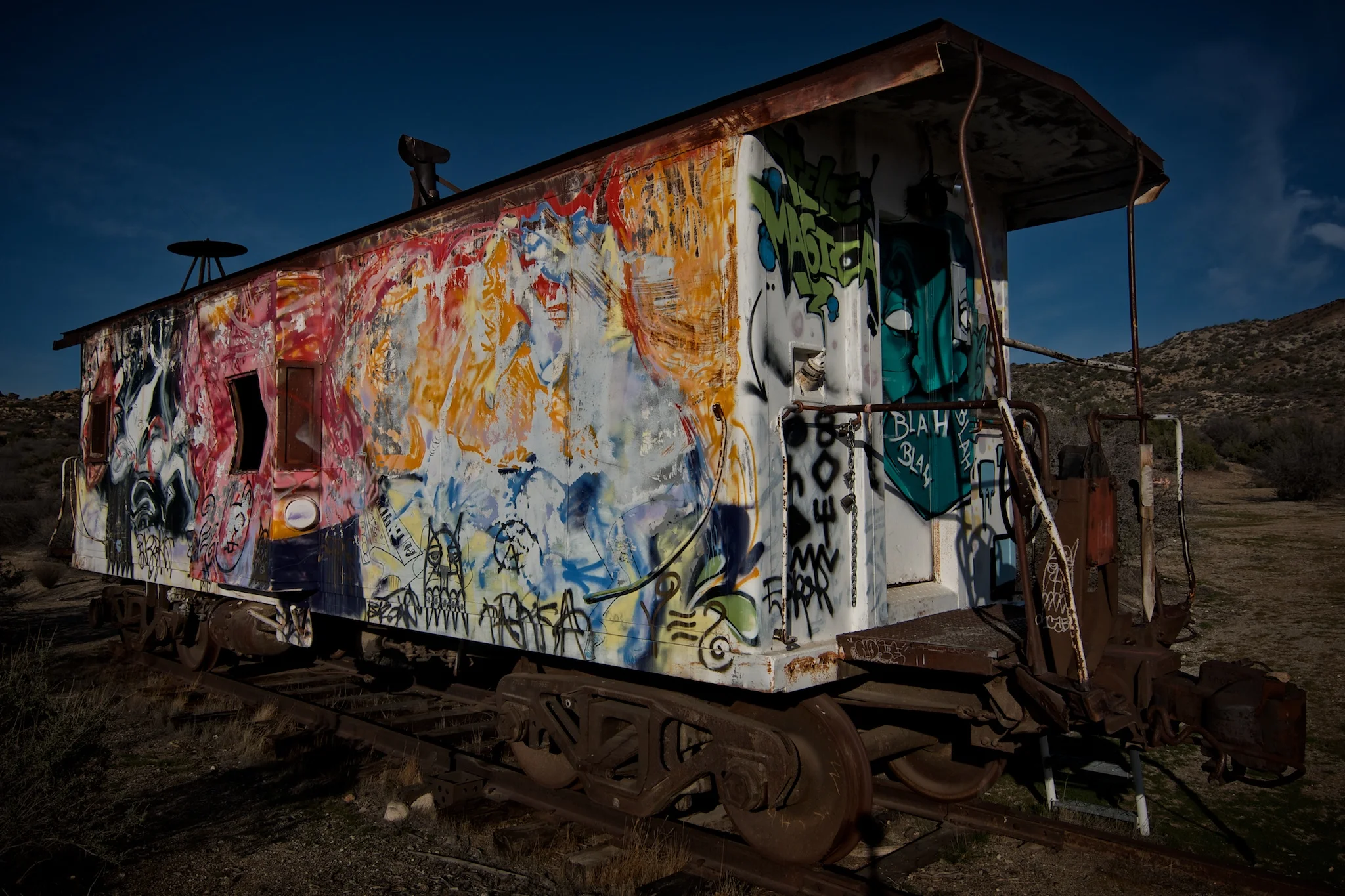 The Grafitti Train, Jacumba, California