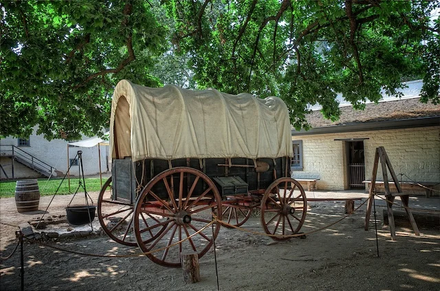 The Stagecoach At Sutter's Fort