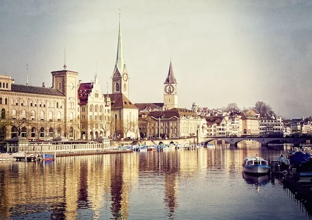 Two Views Of Lake Zurich