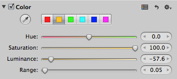 Aperture's Color Adjustment Brick
