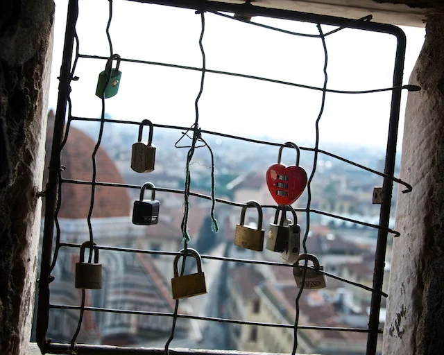 Love Locks In Florence