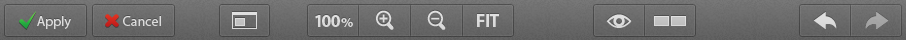 Intensify Pro Toolbar / Aperture Plug-in Mode