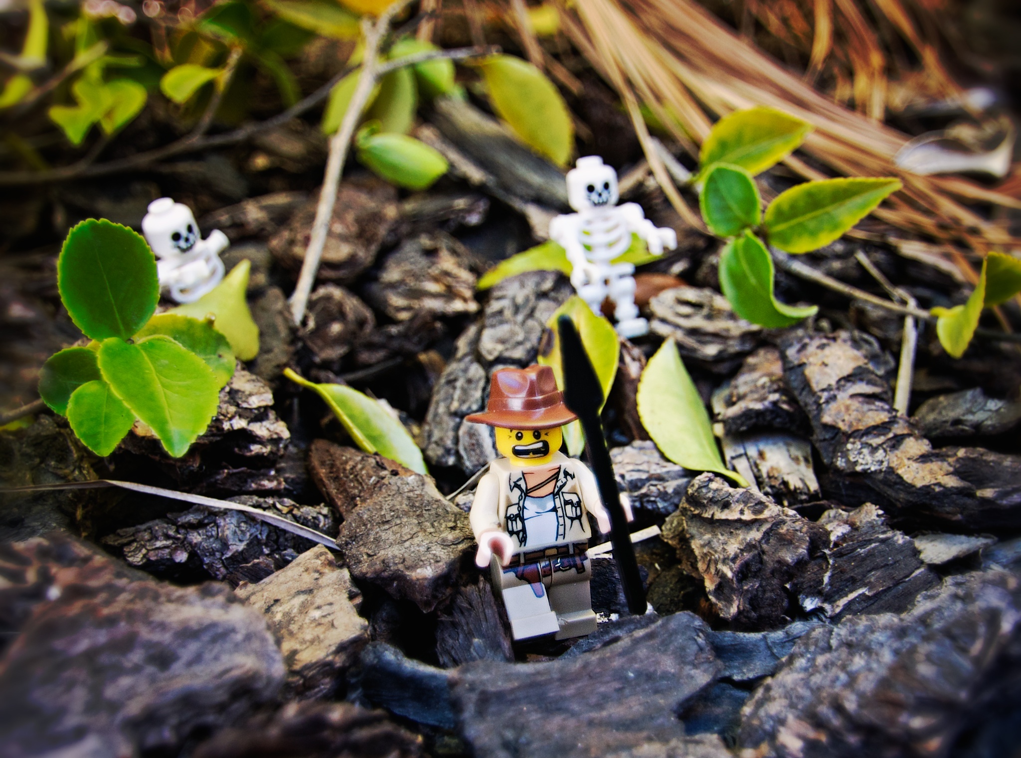 Lego Man / Running From Skeletons