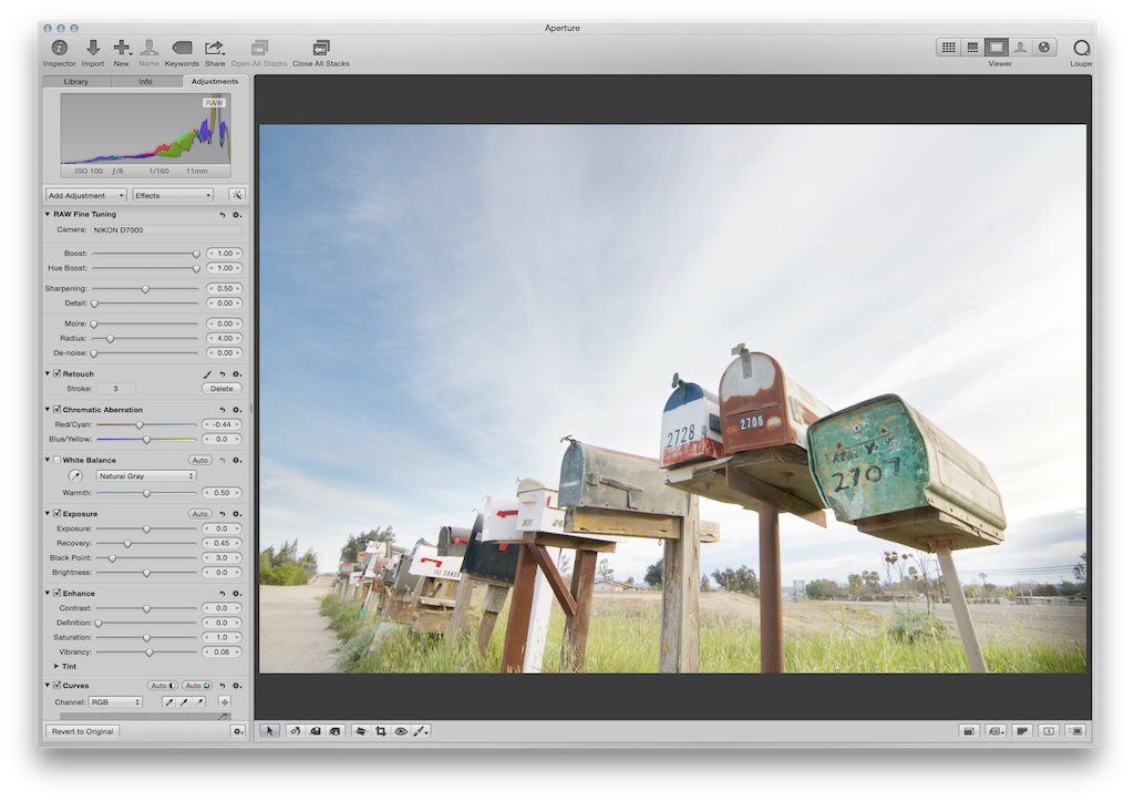 Clicking the Reprocess button blows out highlights