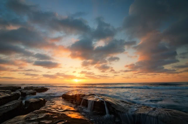 In The Field: Sunset In La Jolla