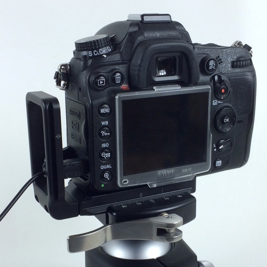 Mount L-Bracket off center to access peripheral ports