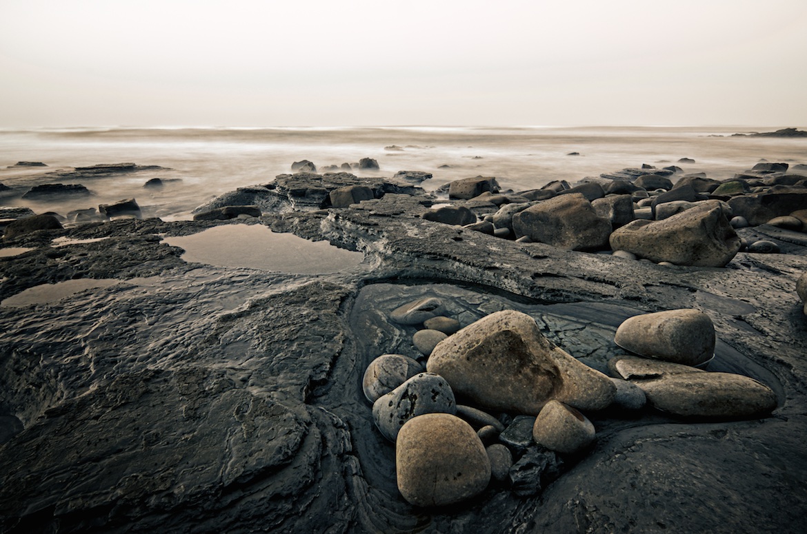 Stones At Sunset Cliffs, San Diego