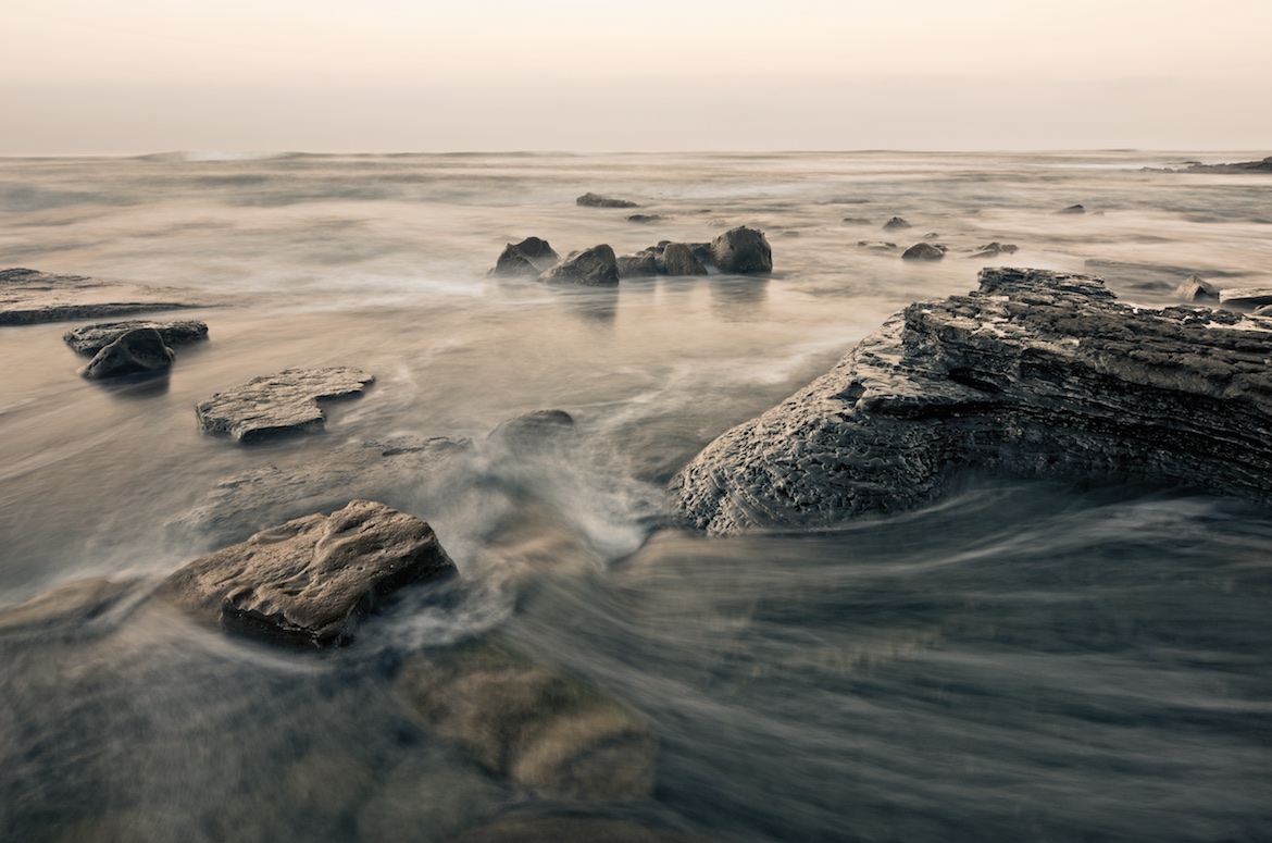 Swirls At Sunset Cliffs, San Diego