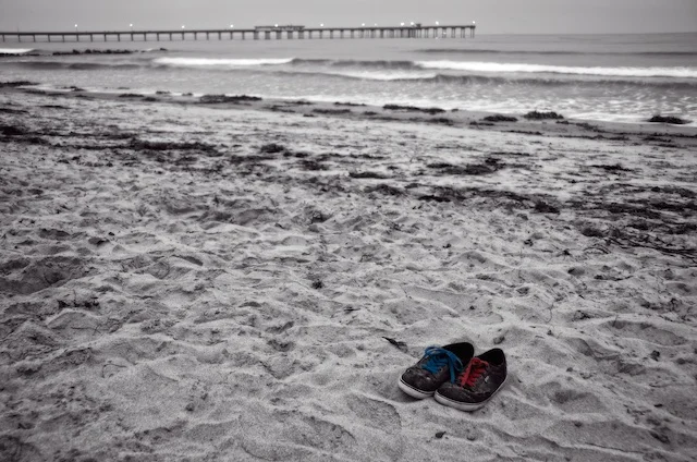 A Month Of San Diego - Shoes On Ocean Beach