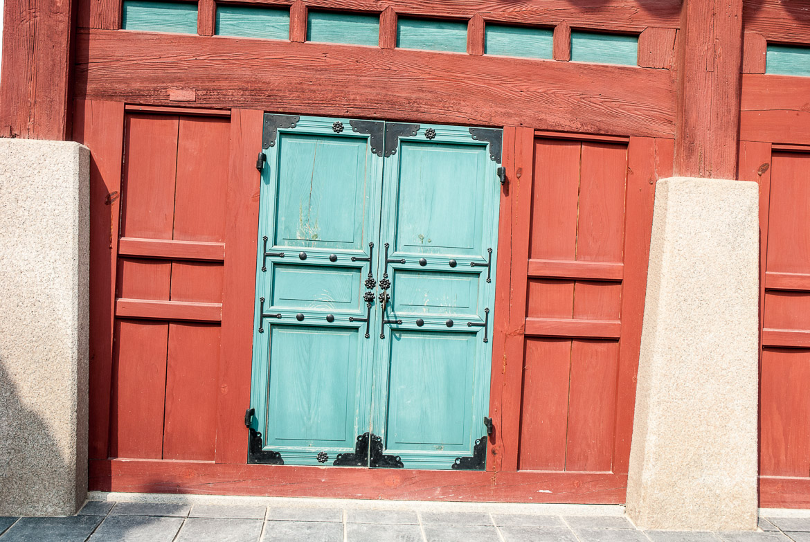 Before: Tilted, not taken perpendicular to the door