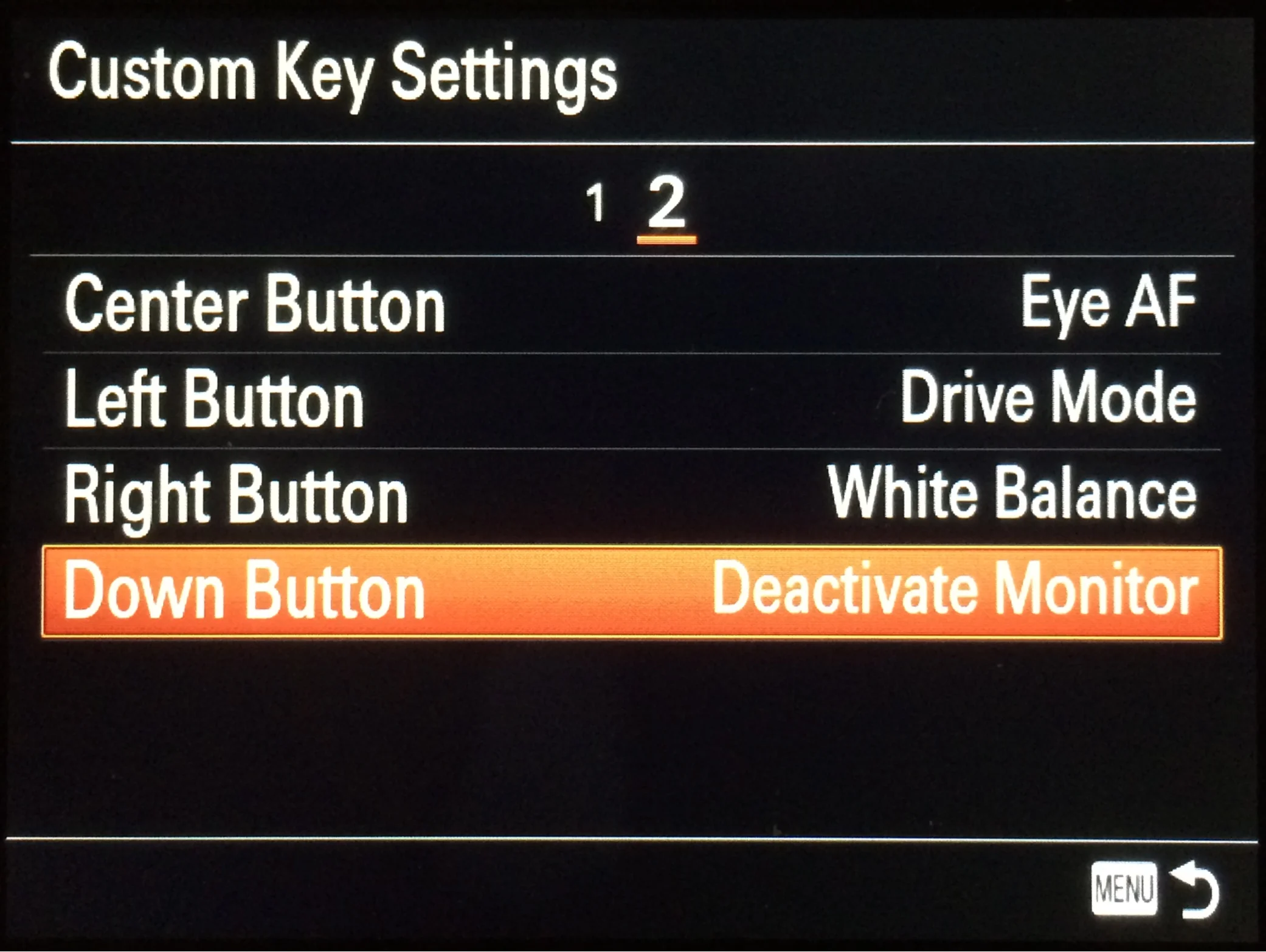 Extend Sony A7R Battery Life With A Custom Key Setting