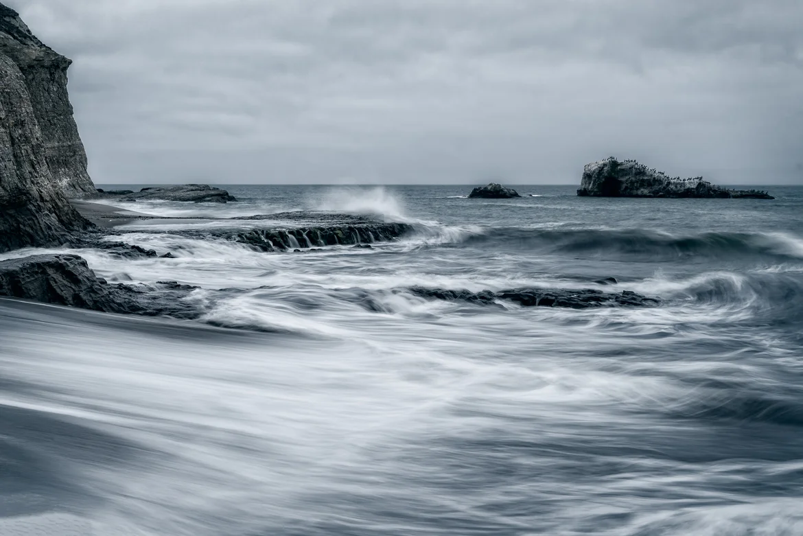 In The Field: Pelican Rock, Davenport, California