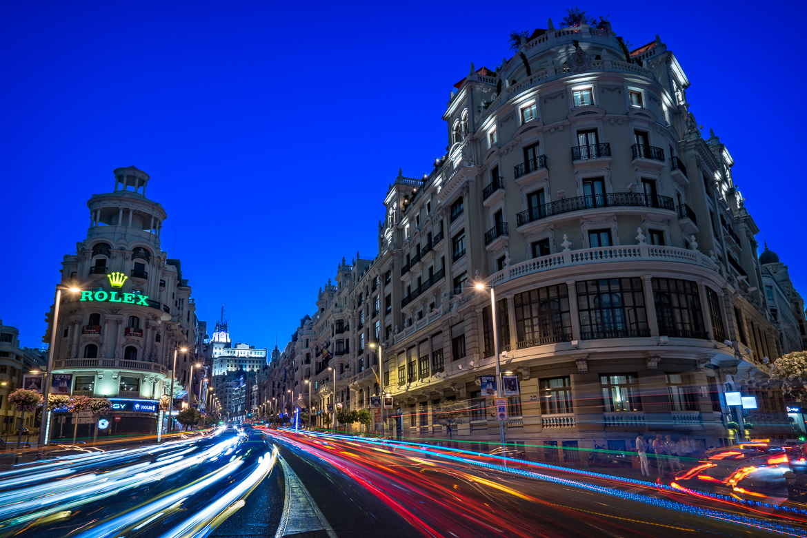 Gran Via, Madrid, Spain