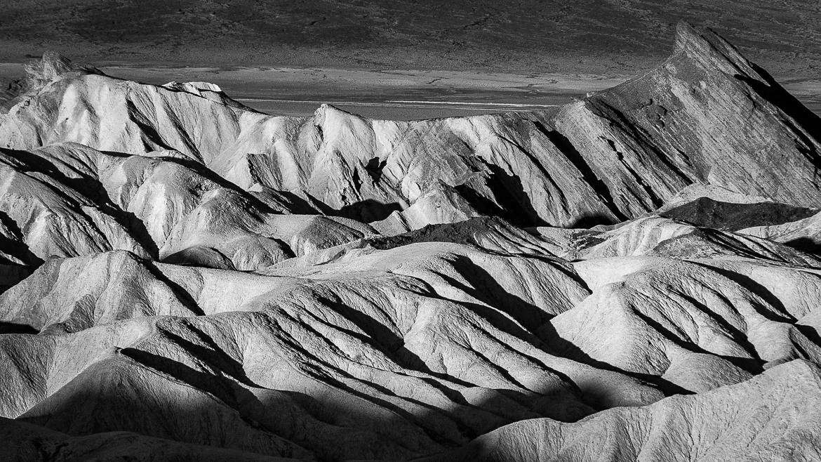 Light And Shadow In Death Valley