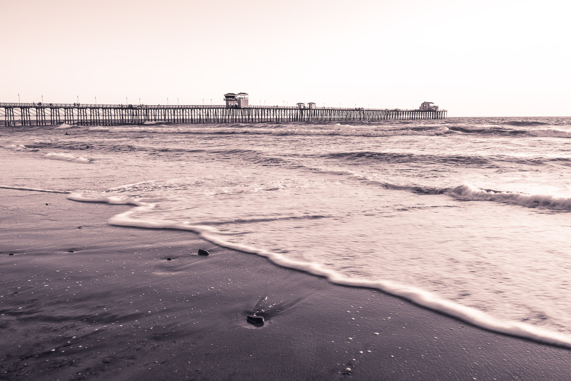 Oceanside Pier At Low Tide