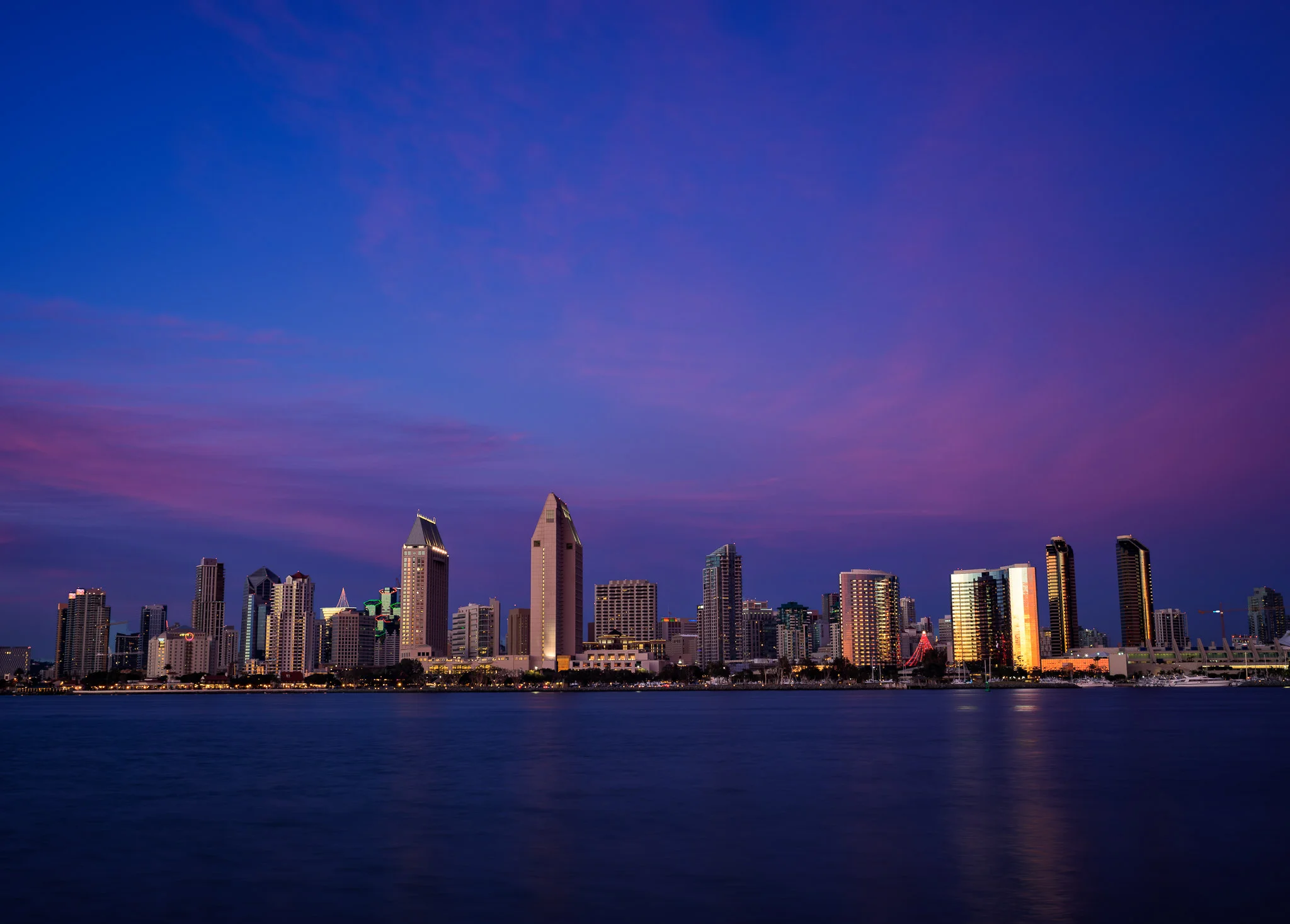 San Diego Skyline Twilight