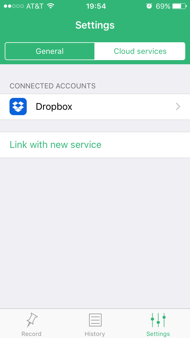 Connect a Cloud Service