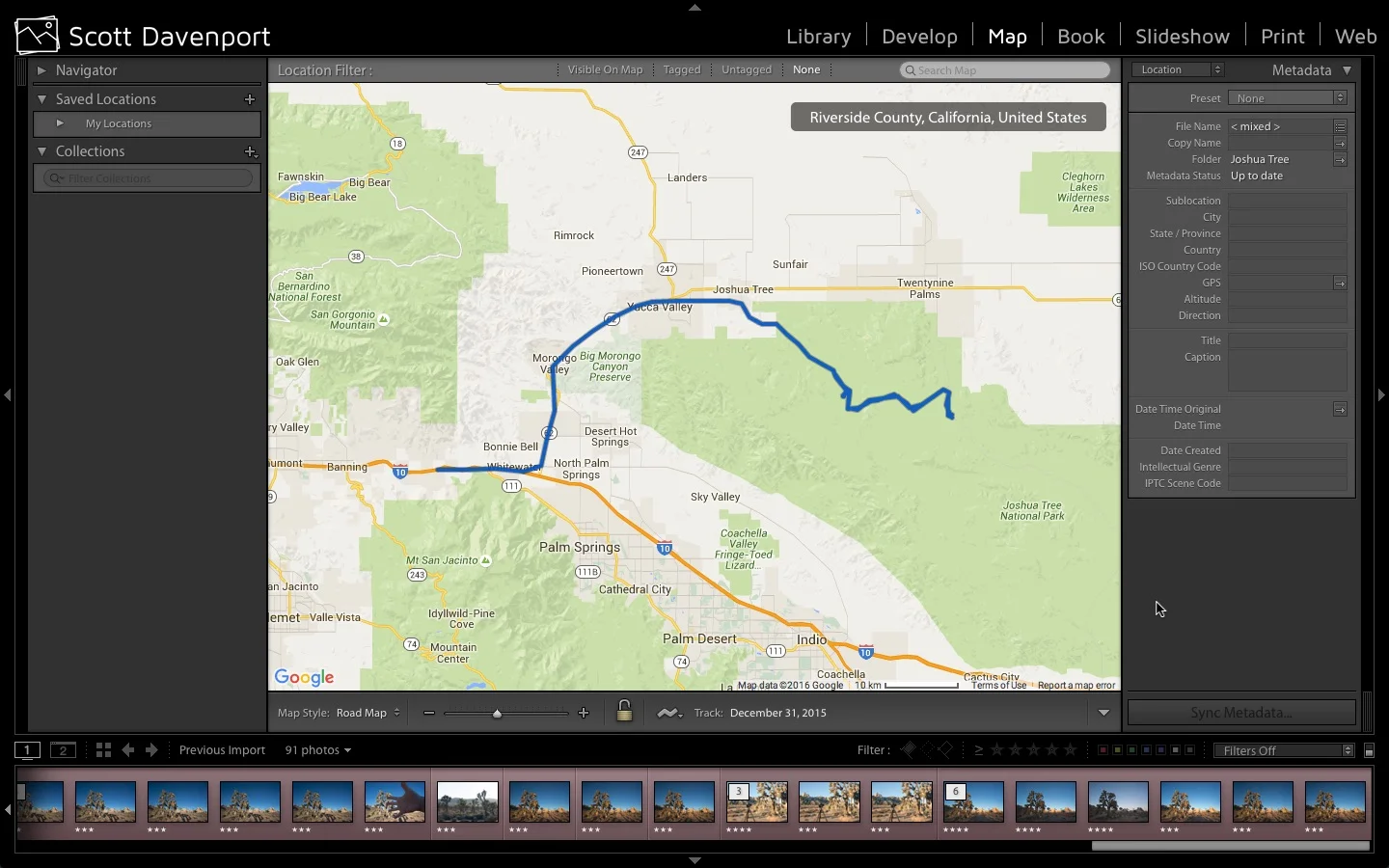 3 Steps To Geotag Photos With GPX Track Logs In Lightroom