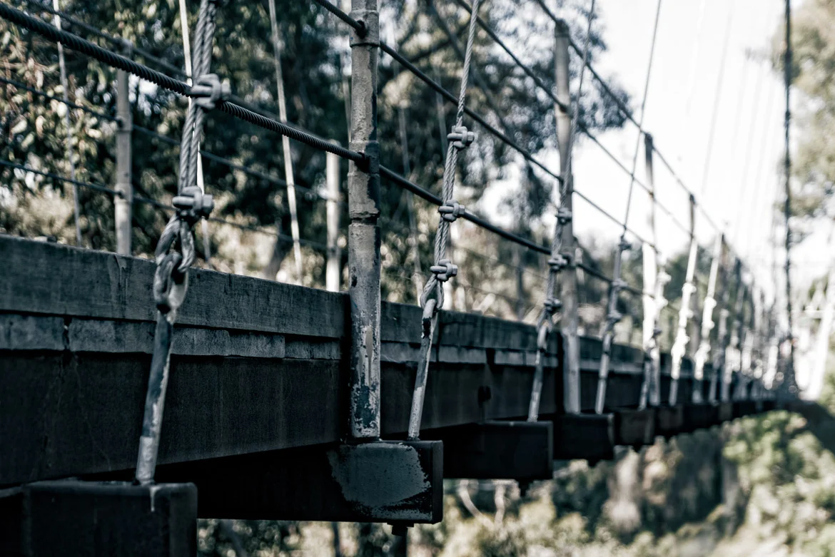 Spruce Street Suspension Bridge