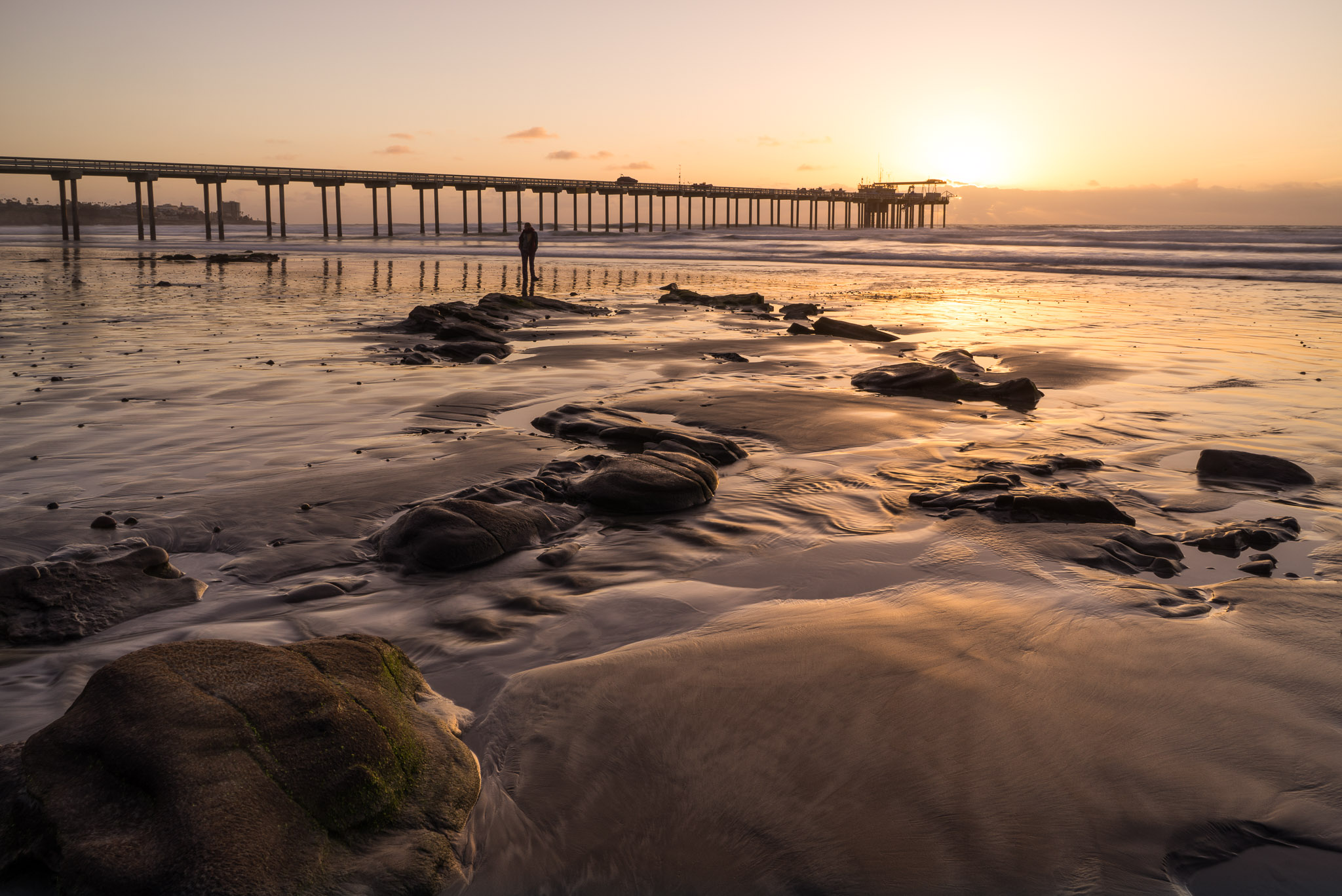 Silhouette At Scripps