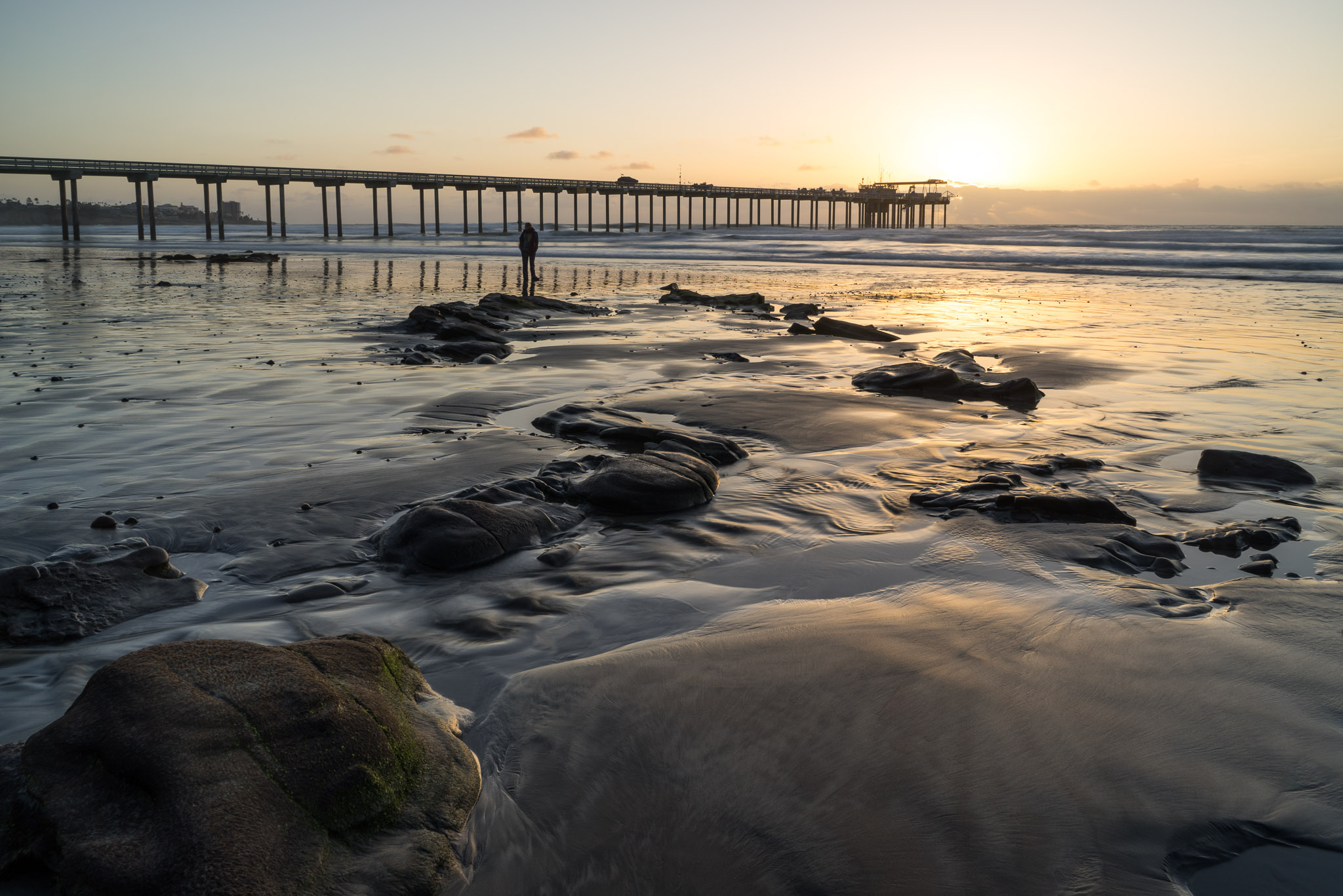 Silhouette At Scripps