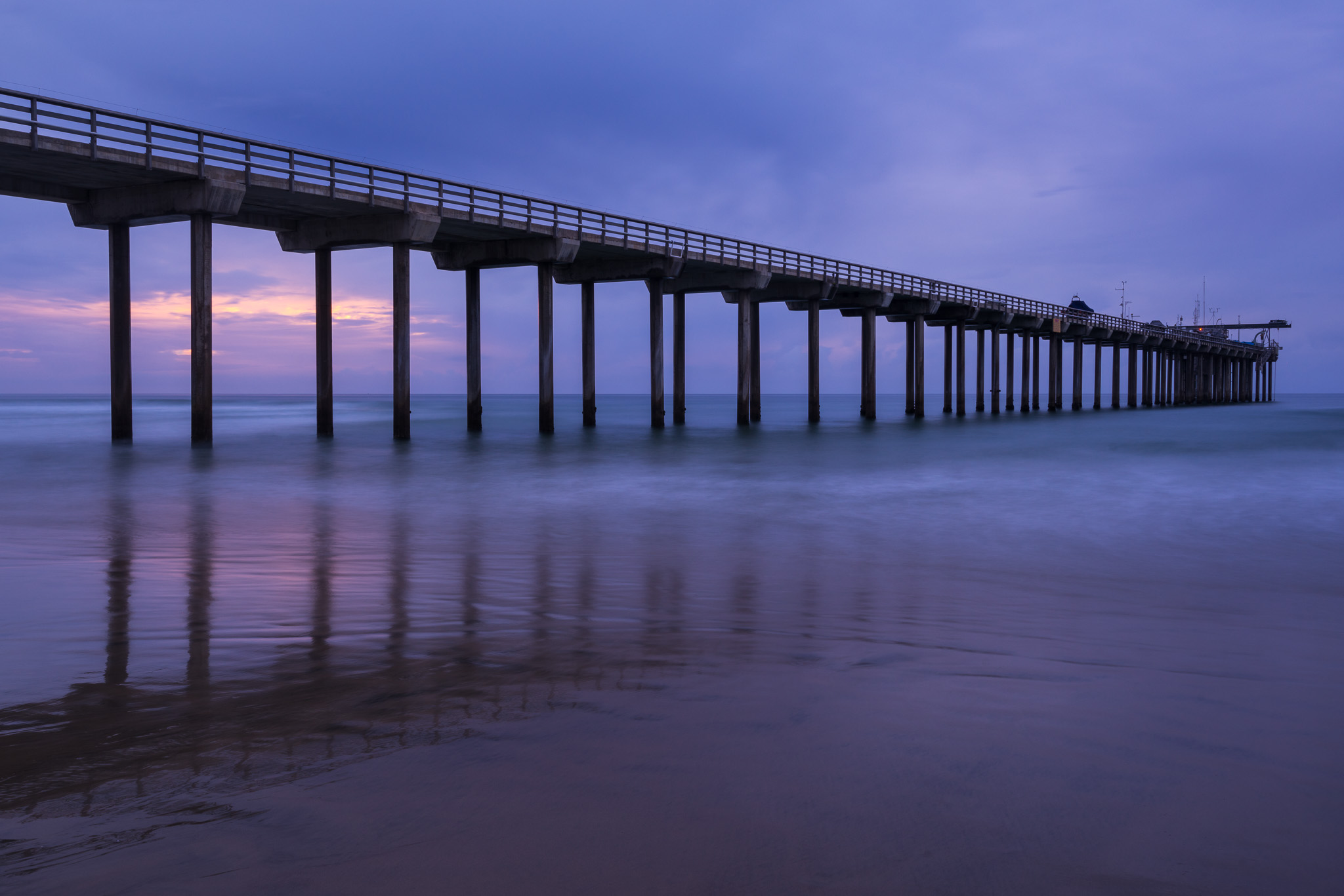 Scripps Pier, Dusk