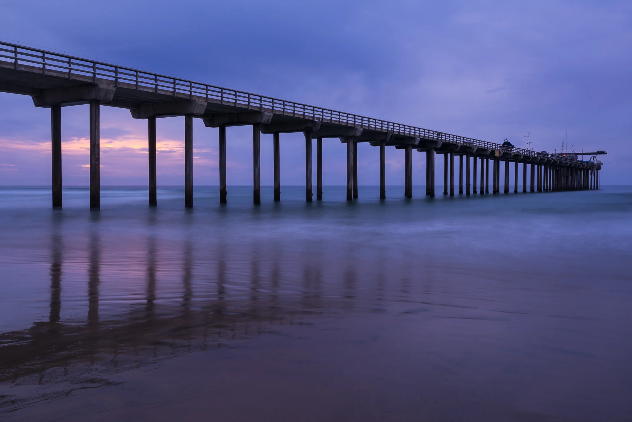 Scripps Pier, Dusk