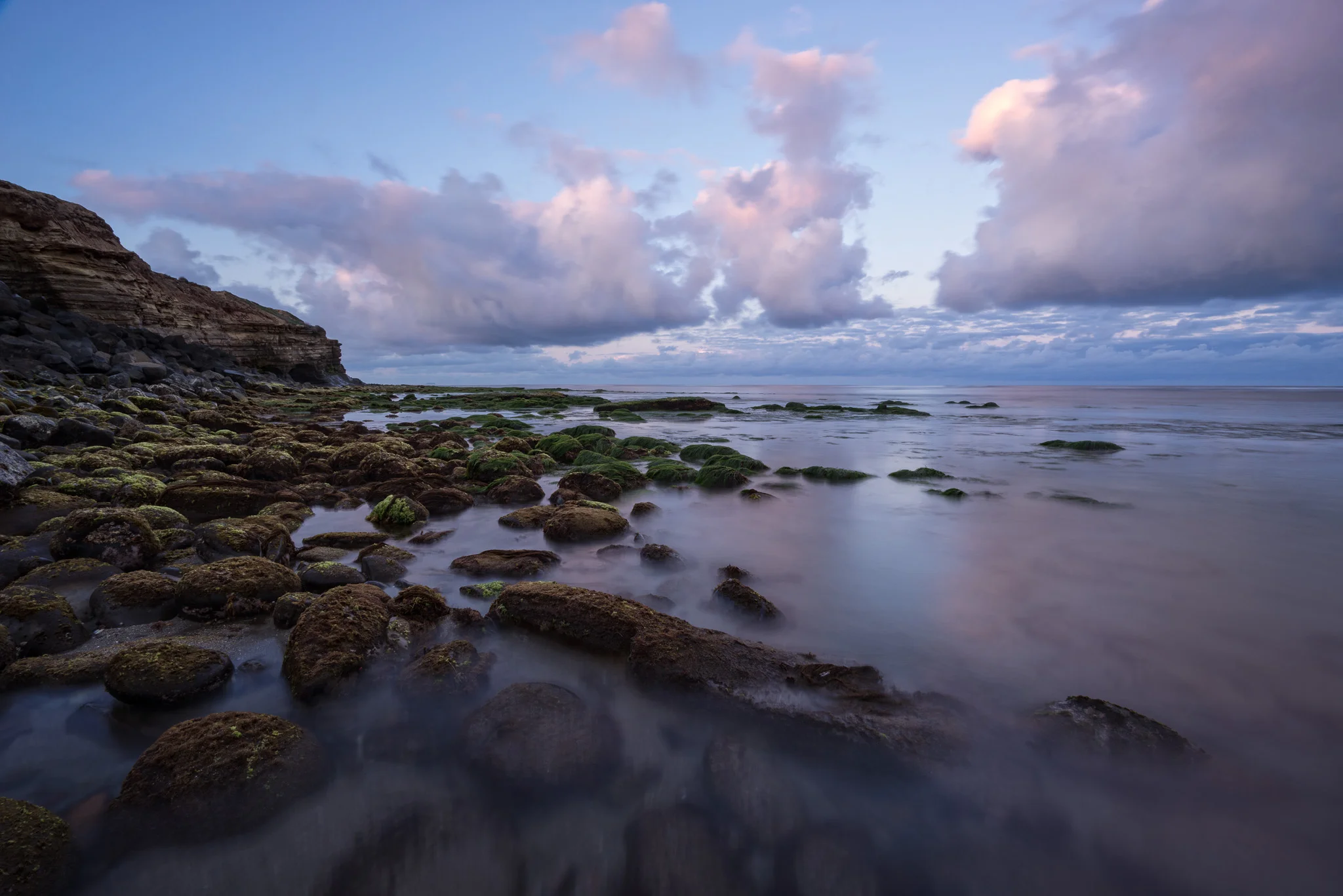 Calm Waters At Sunset Cliffs