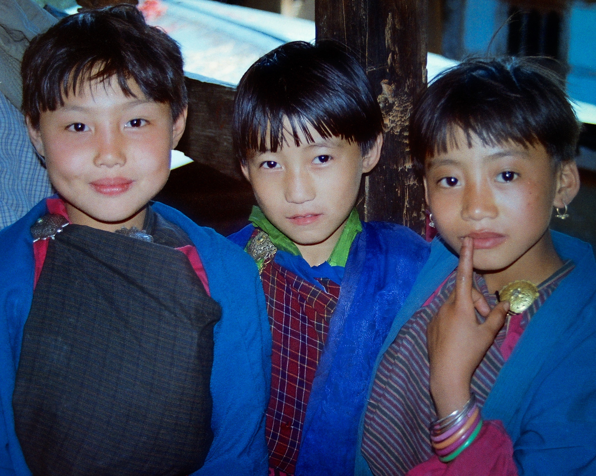 Three Bhutanese Girls