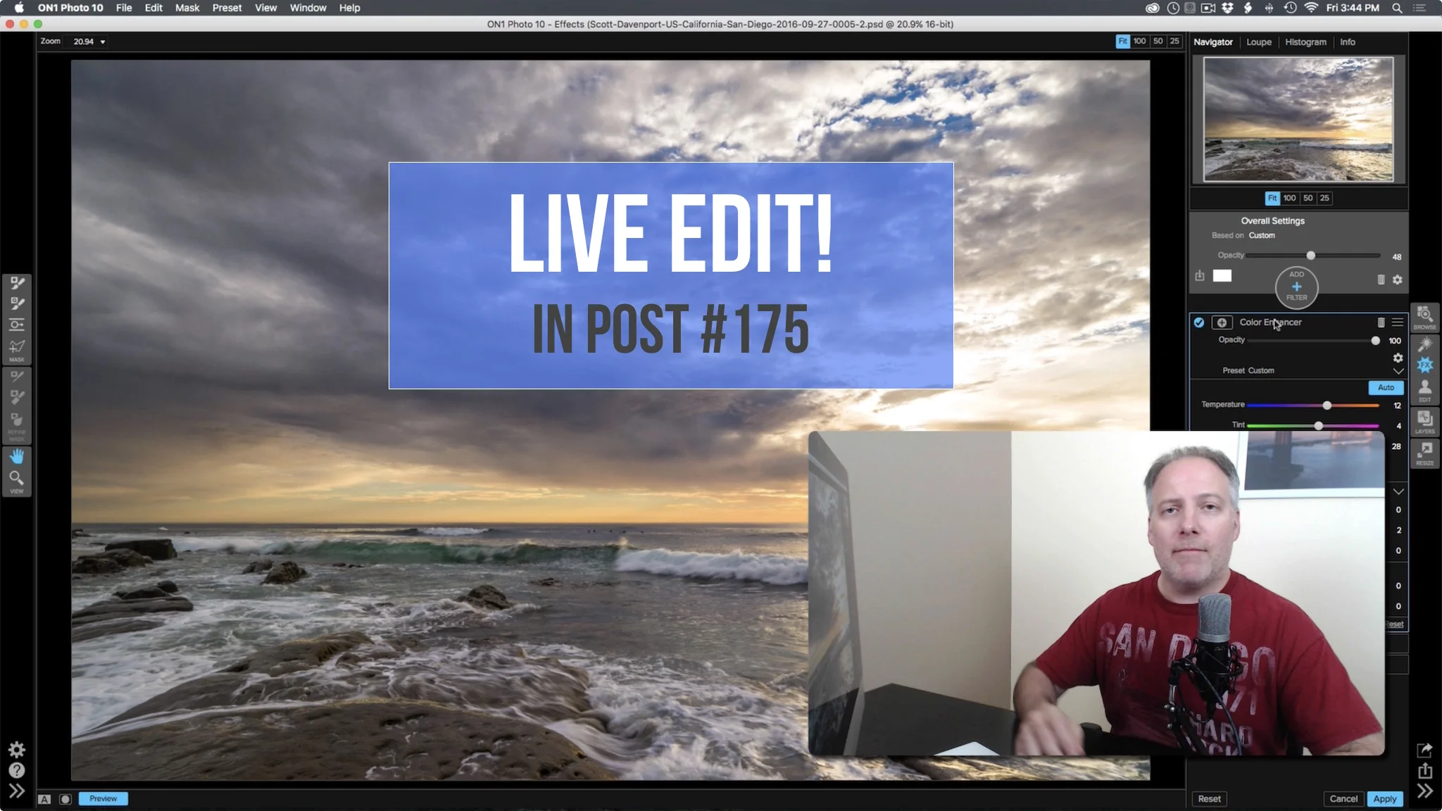 In Post: Live Edit! #175