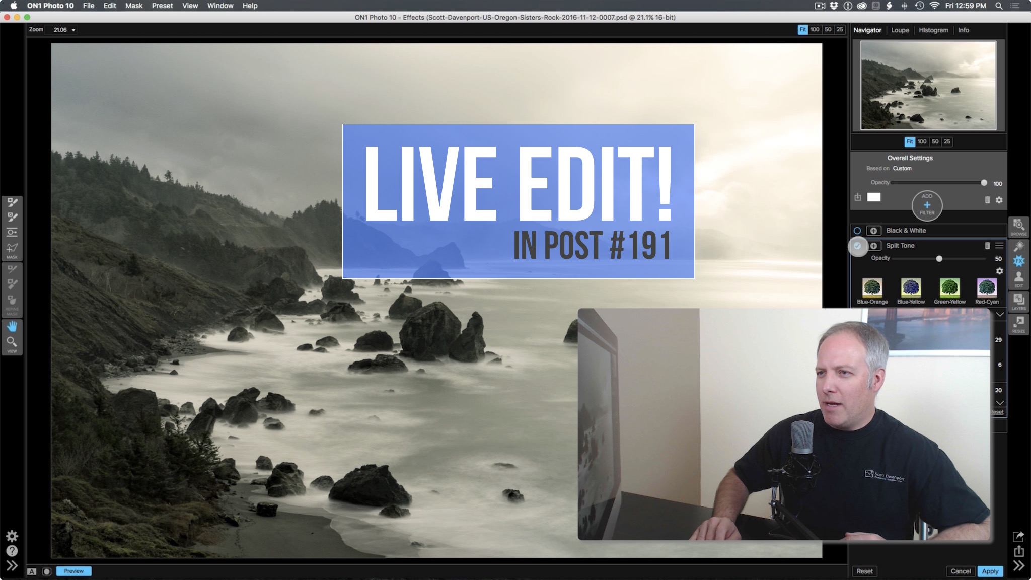 In Post: Live Edit! #191