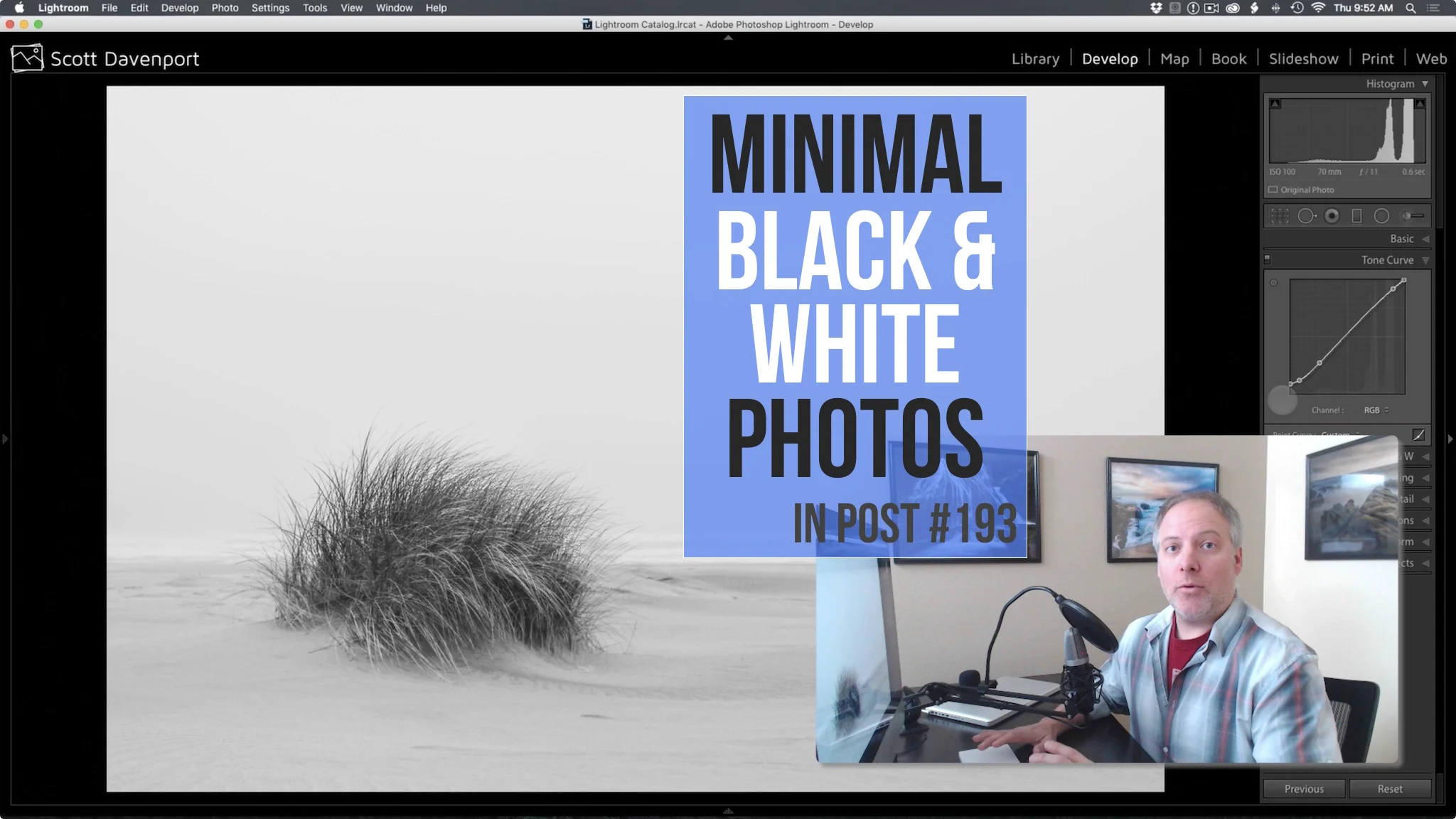 In Post: Creating A Minimal Black & White Photo #193