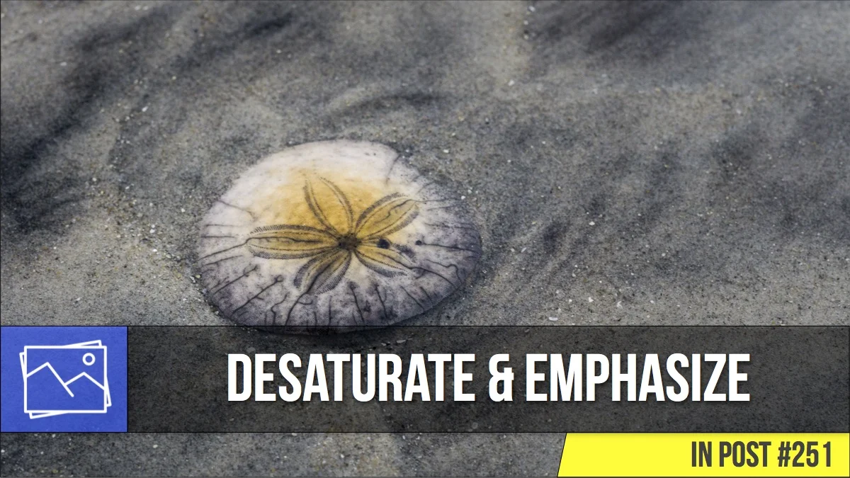 In Post: Desaturate & Emphasize #251