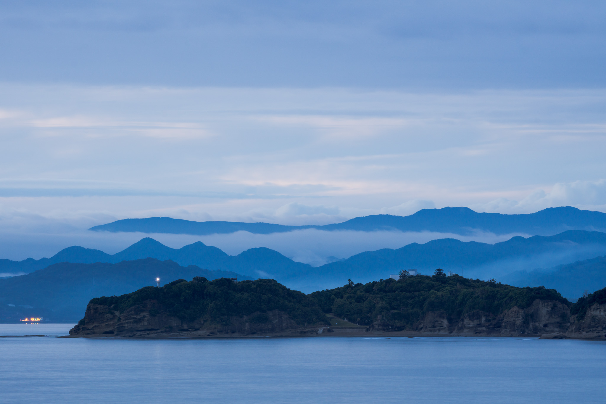 Misty Blues In Japan
