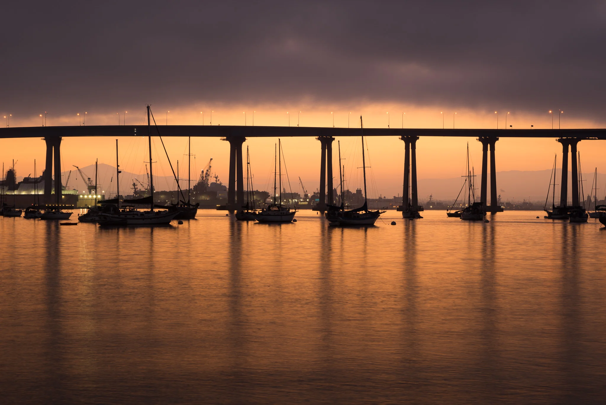 Dark Sunrise In Coronado