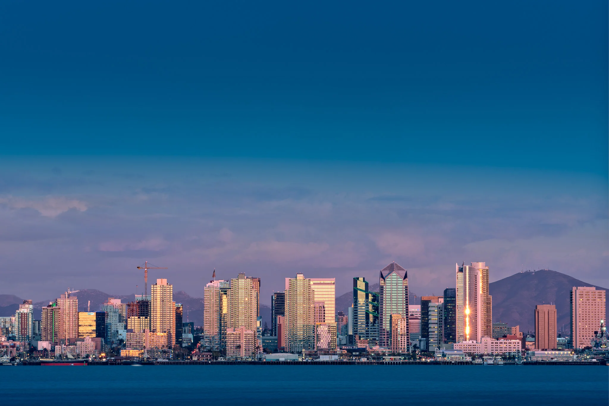 My composite image of the San Diego skyline using this technique.