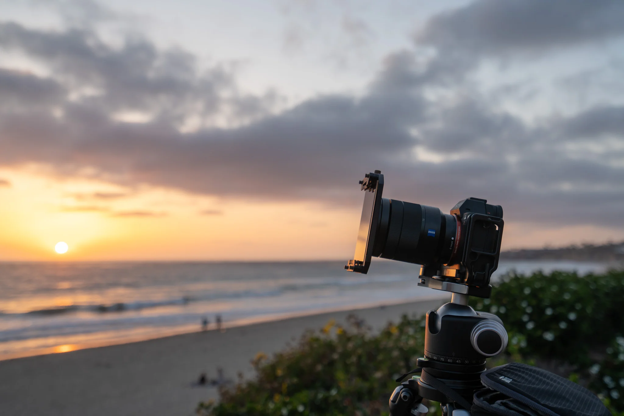 My Camera At Pacific Beach At Sunset