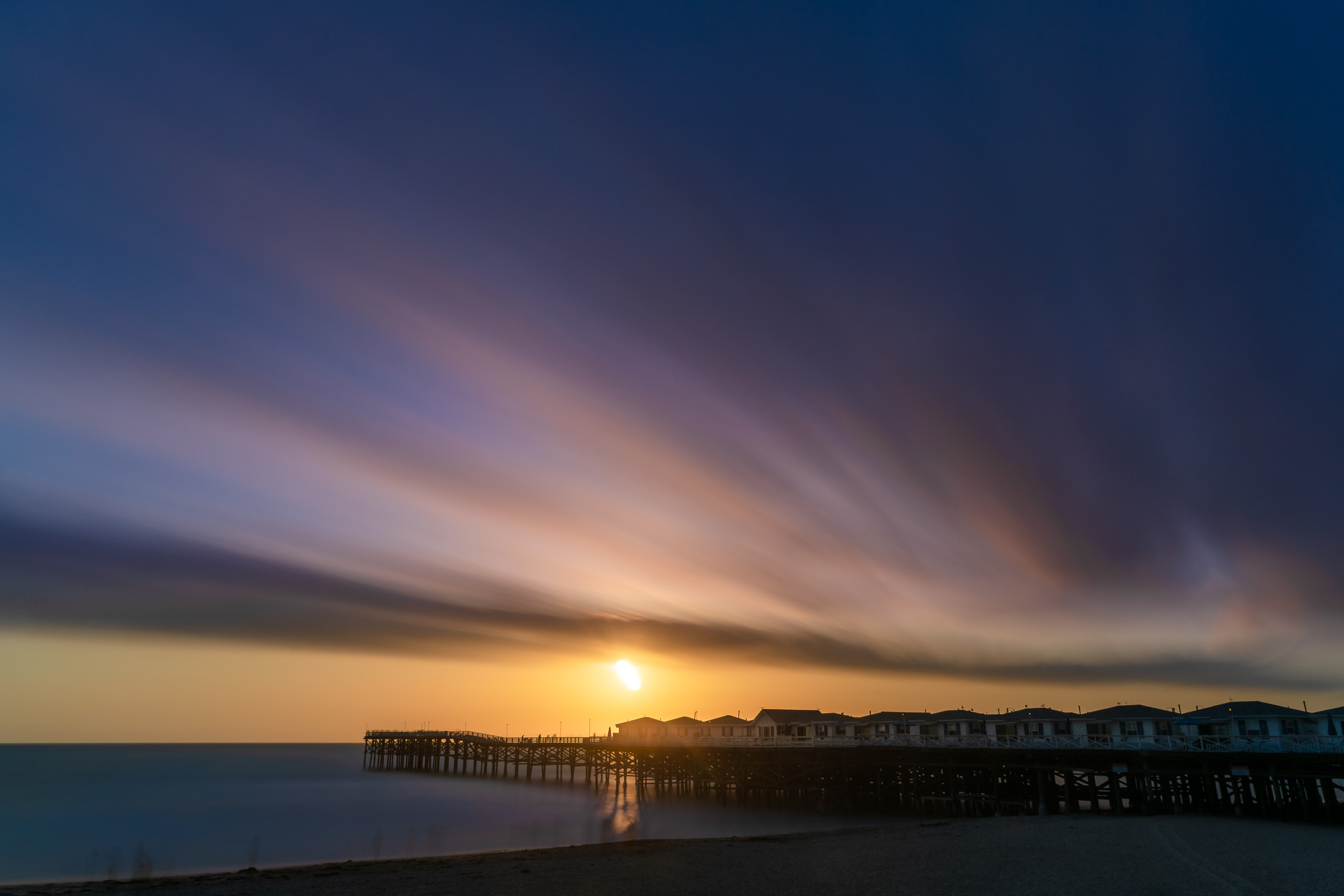 Crystal Pier Sunset