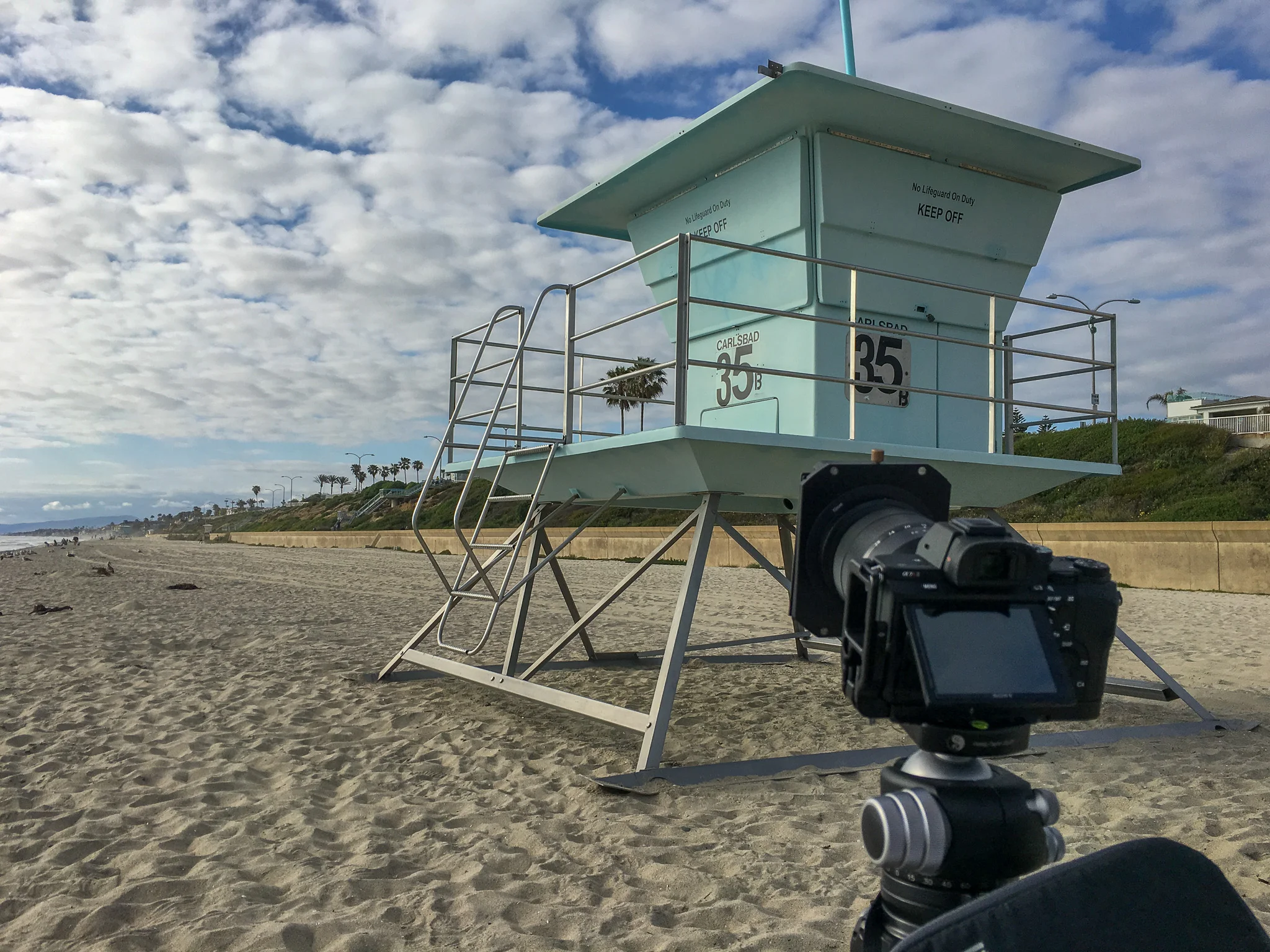 Behind the scenes, framing up